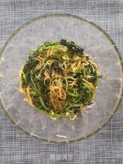 Make A spinach fan step 8
