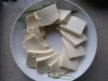 Make Squeeze meat and tofu step 1
