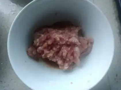 Make Squeeze meat and tofu step 5