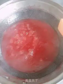 Make Strawberry sauce step 4