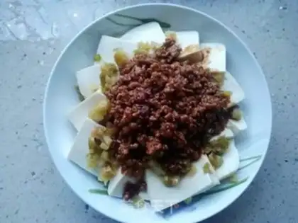 Make Squeeze meat and tofu step 6
