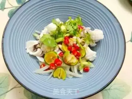 Make A Thai-style squid step 3