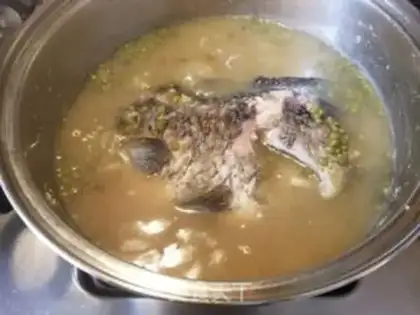 Make Creamfish green bean soup step 8