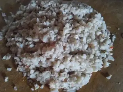 Make Pork carrot abalone mushroom dumplings step 10