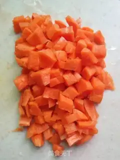 Make Corn peas fried carrots step 1