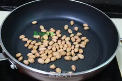 Make Peanut sesame pancakes step 1