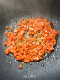 Make Corn peas fried carrots step 2