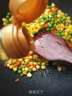 Make Corn peas fried carrots step 6