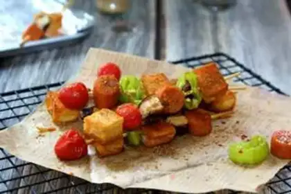 Make Fish tofu sausages step 9