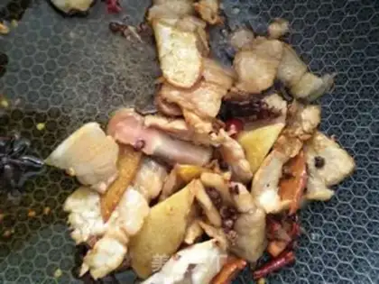 Make Spicy, spicy, spicy meat step 5