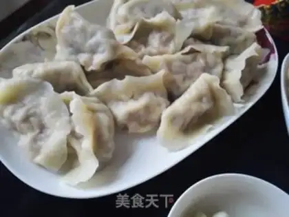 Make Pork carrot abalone mushroom dumplings step 21