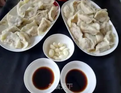 Make Pork carrot abalone mushroom dumplings step 24