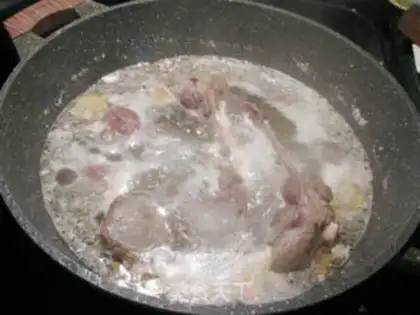 Make Scorch lamb soup step 2