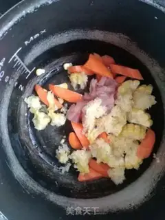 Make Carrot corn. Scrawny silver ear soup step 5