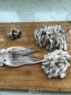 Make Spicy squid head step 3