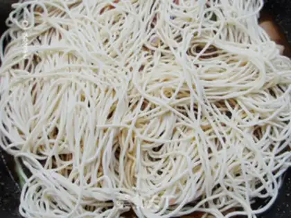 Make Five bouquets of bean noodles step 8