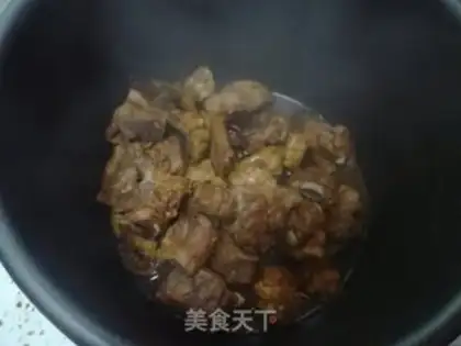 Make The abalone burns the ribs step 9