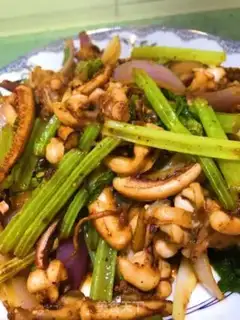 Make Spicy squid head step 9