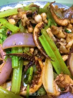 Make Spicy squid head step 10