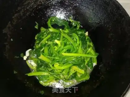 Make Scrambled spinach step 5