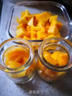 Make Mango coconut cream step 2