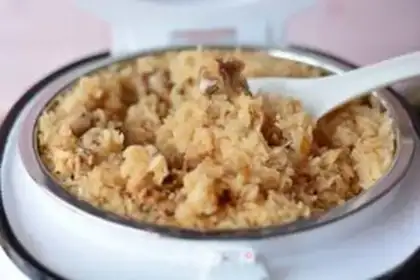 Make Steam rice step 6