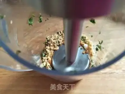 Make Italian green sauce step 2