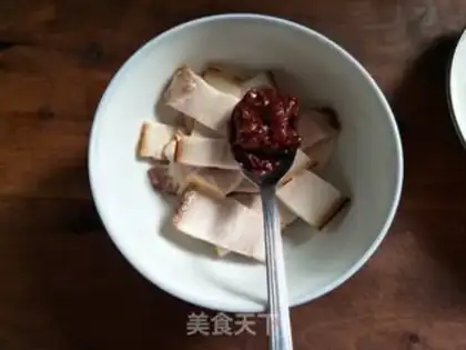 Make Meat and garlic step 2