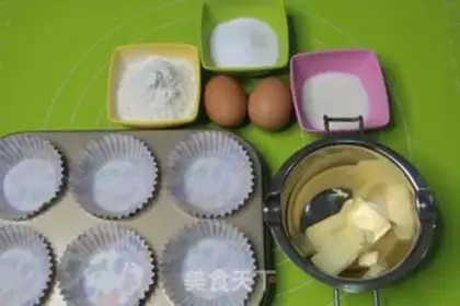 Make All the sponge cups step 0