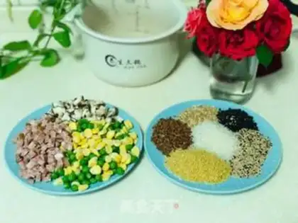 Make A group of five-color dinners step 0
