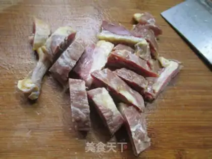 Make Carrots boil duck legs white step 4