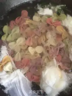 Make Clear soup butterflies step 2