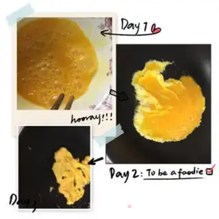 Make Scrambled eggs step 1