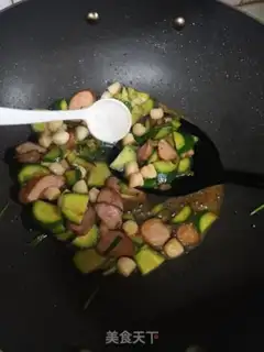Make cucumber scallops step 3