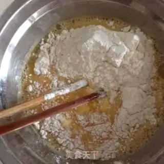 Make Pumpkin eggcake step 1