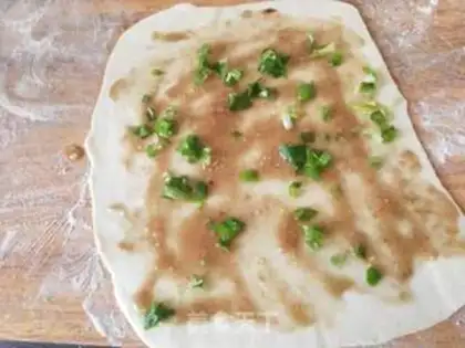 Make Onion cake step 8