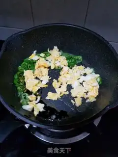 Make Pepper fried eggs step 6