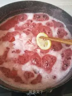 Make Glycol granule strawberries step 5