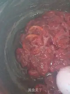 Make Glycol granule strawberries step 6