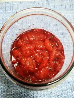 Make Glycol granule strawberries step 7