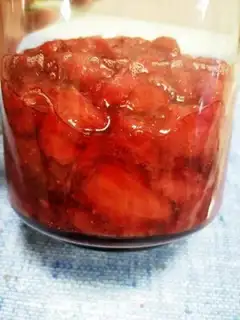 Make Glycol granule strawberries step 8