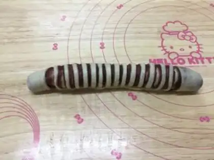 Make Red bean roll step 12