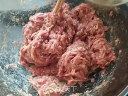 Make Shrimp pork buns step 2