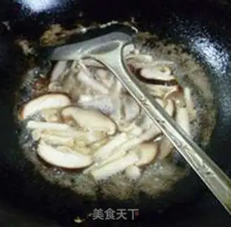 Make Twin mushroom fried quail eggs step 12