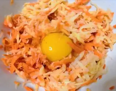 Make Carrot potato pancakes step 2