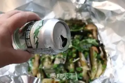 Make Tin paper and beer step 12