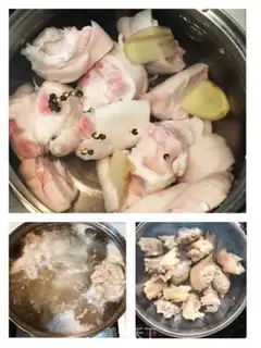 Make Red burning pig hands step 1
