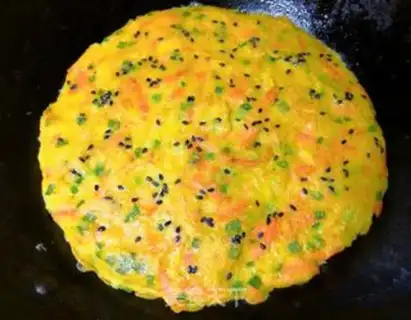 Make Carrot potato pancakes step 6