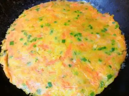 Make Carrot potato pancakes step 7