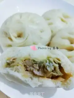Make A flower bun step 17